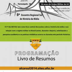 Alcar Sul 2014 lança Caderno de Resumos